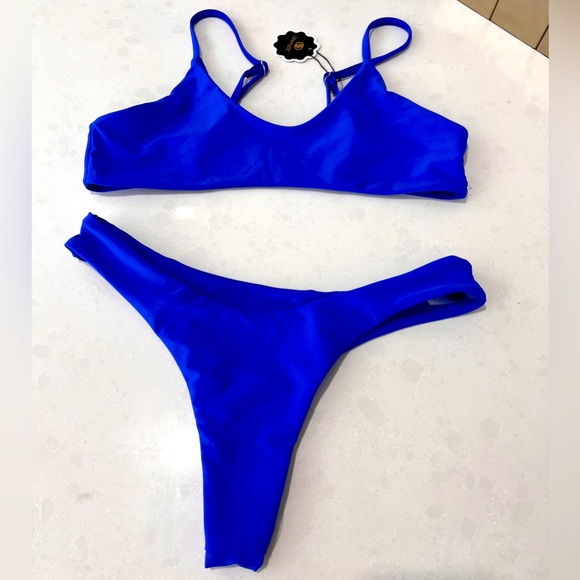 Cobalt Blue Bikini - Picture 3 of 8
